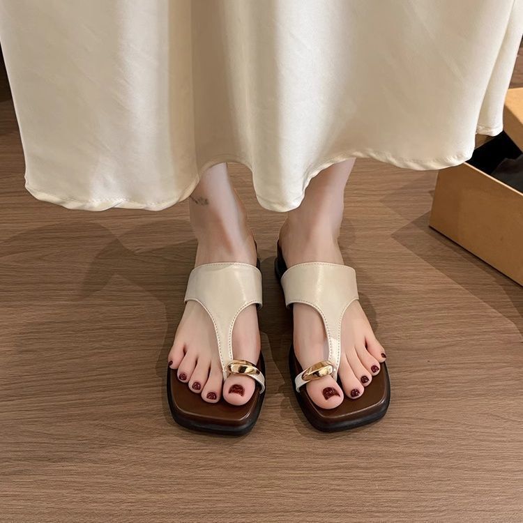 Women's Summer 2026 New Style Platform Wedge Flip-Flops with Toe Loop, Suitable for Wearing with Skirts, Beach Sandals, and Thong Sandals Women's Summer 2026 New Style Platform Wedge Flip-Flops with Toe Loop, Suitable for Wearing with Skirts, Beach Sandals, and Thong Sandals