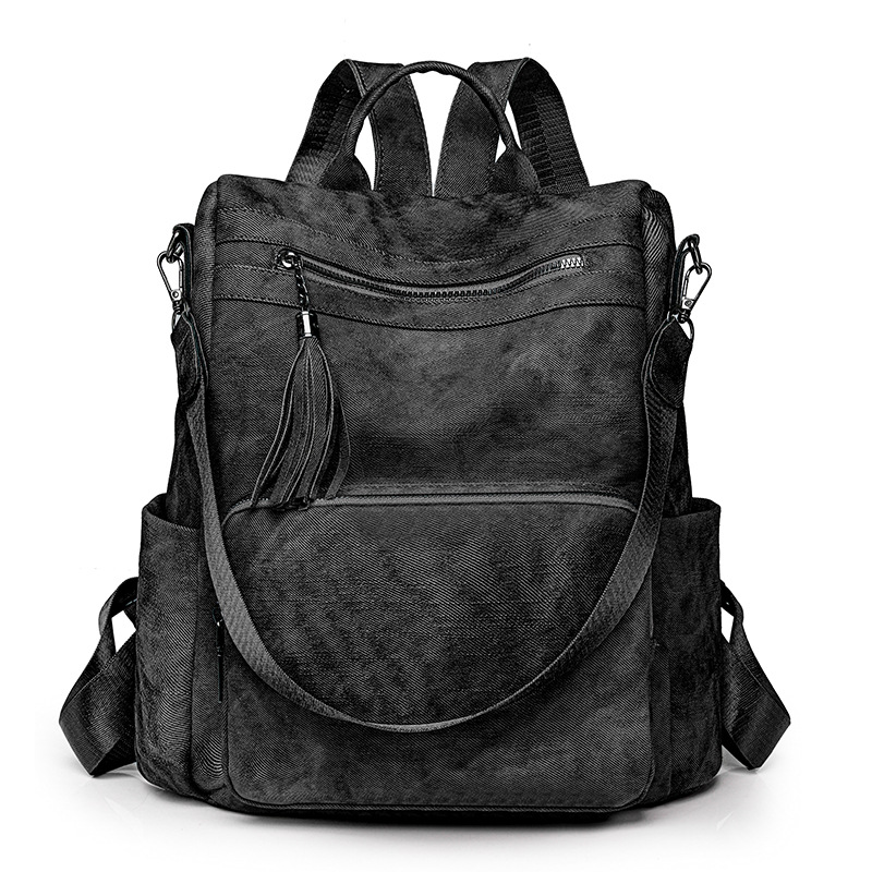 Nueva mochila antirrobo de moda casual, simple y versátil, mochila para mujer, bolso de viaje al por mayor