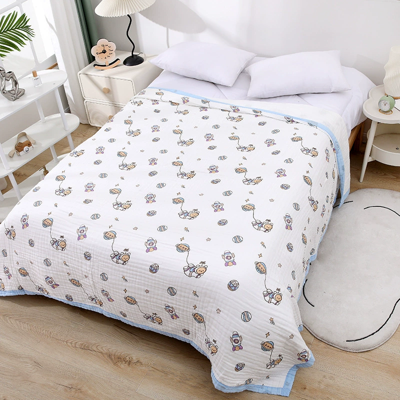 Хлопковое марлевое полотенце, пуховое одеяло