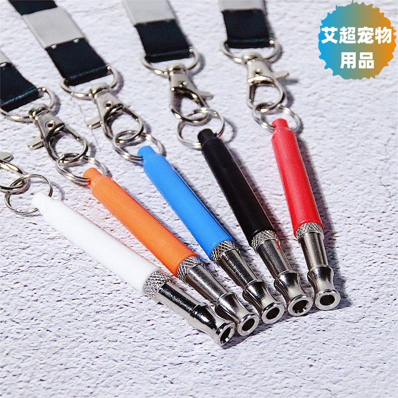 Silbato de perro Flauta de perro Metal Ultrasónico Cordón ajustable Instrumentos de entrenamiento de perros Suministros de entrenamiento de mascotas Flauta de perro Juguetes para perros