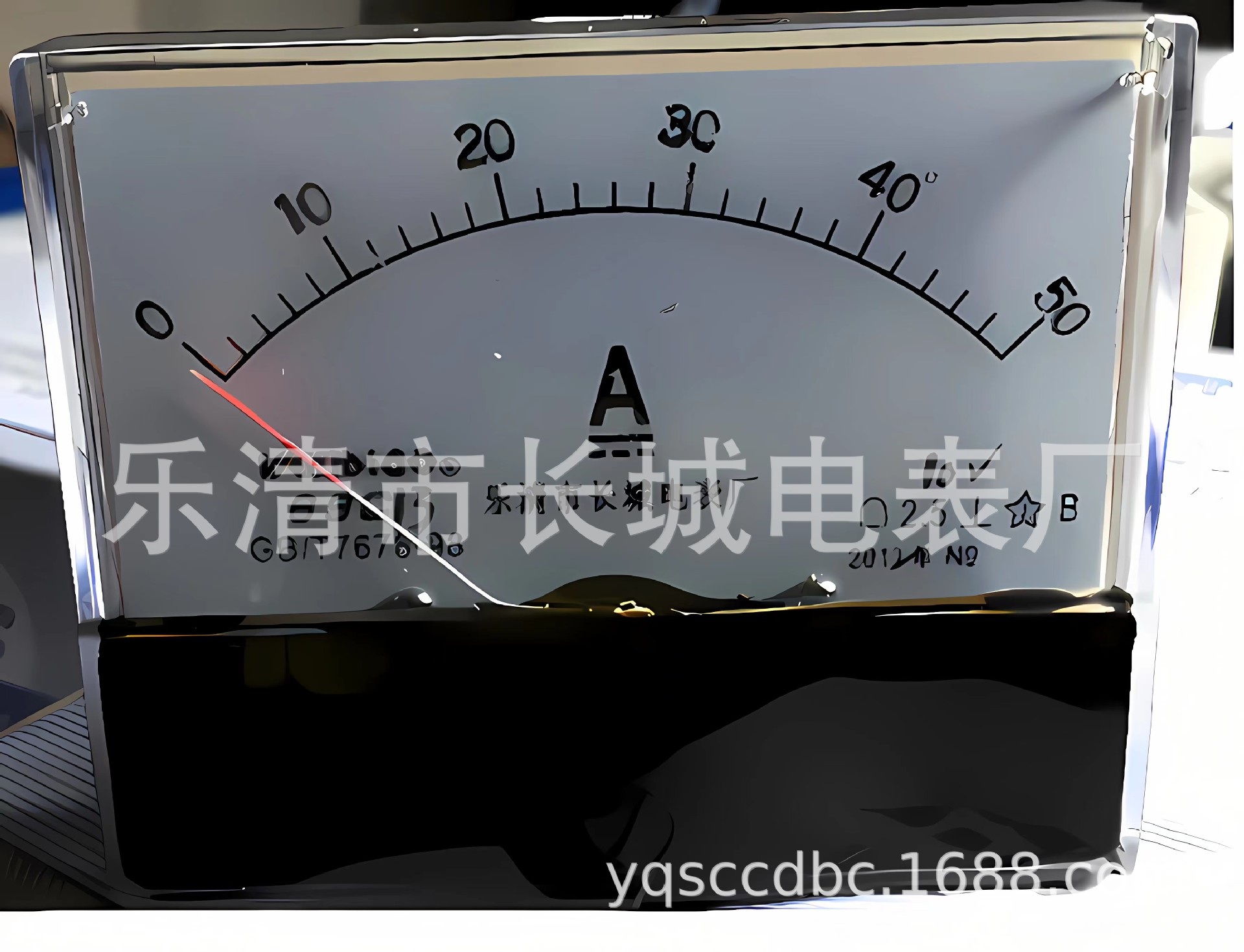 【长城电表厂】69C13 50A  10V  直流指针电流表 80*65
