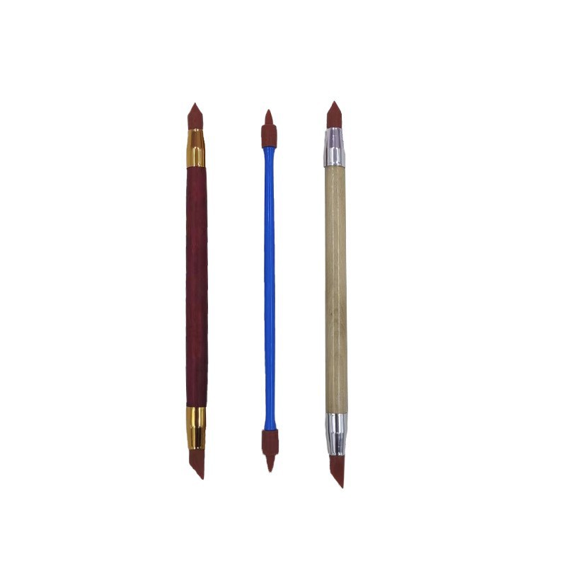 세라믹 더블 헤드 고무 펜의 3 피스 세트