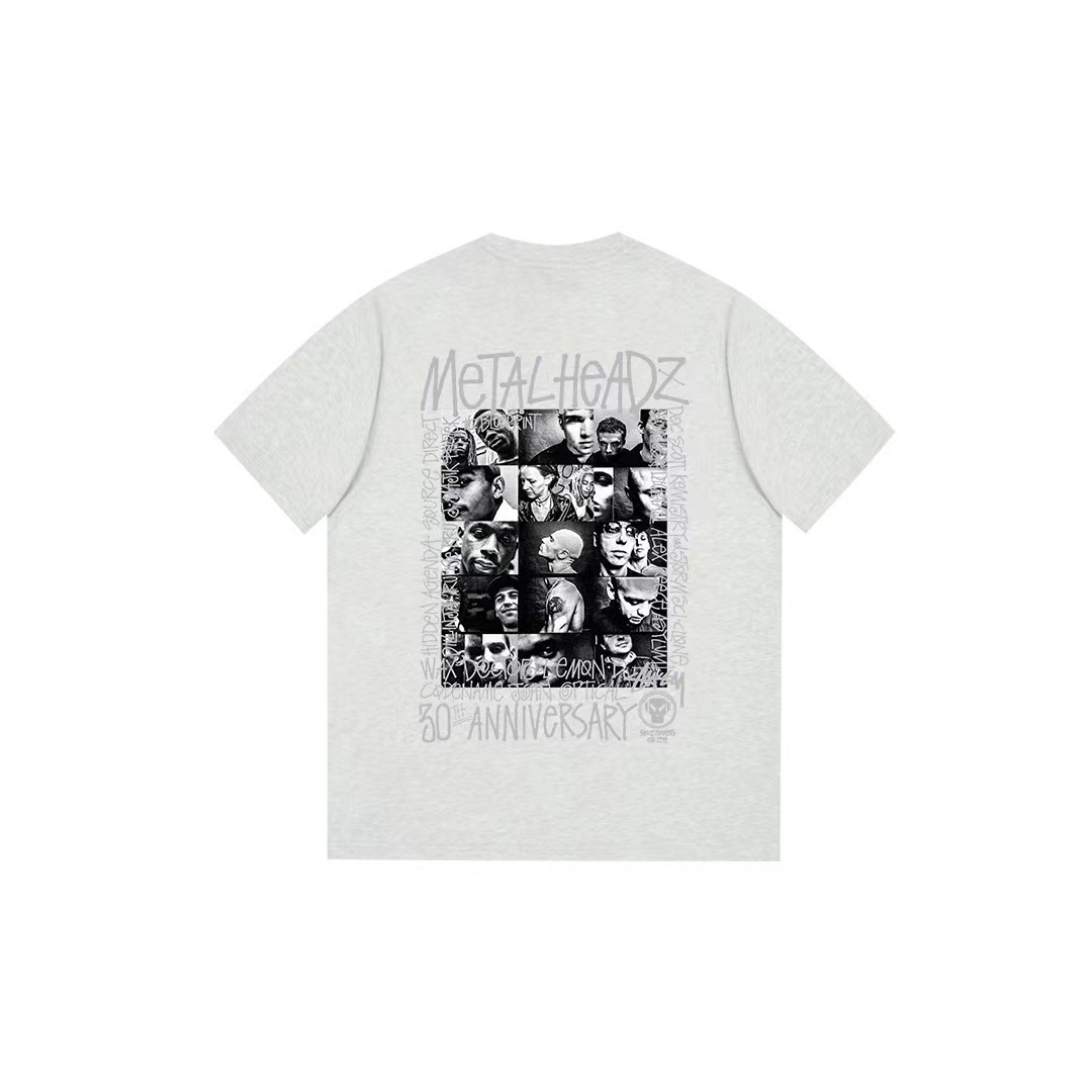 Stussy Goldie Metalheadz 30th Anniversary Tee White