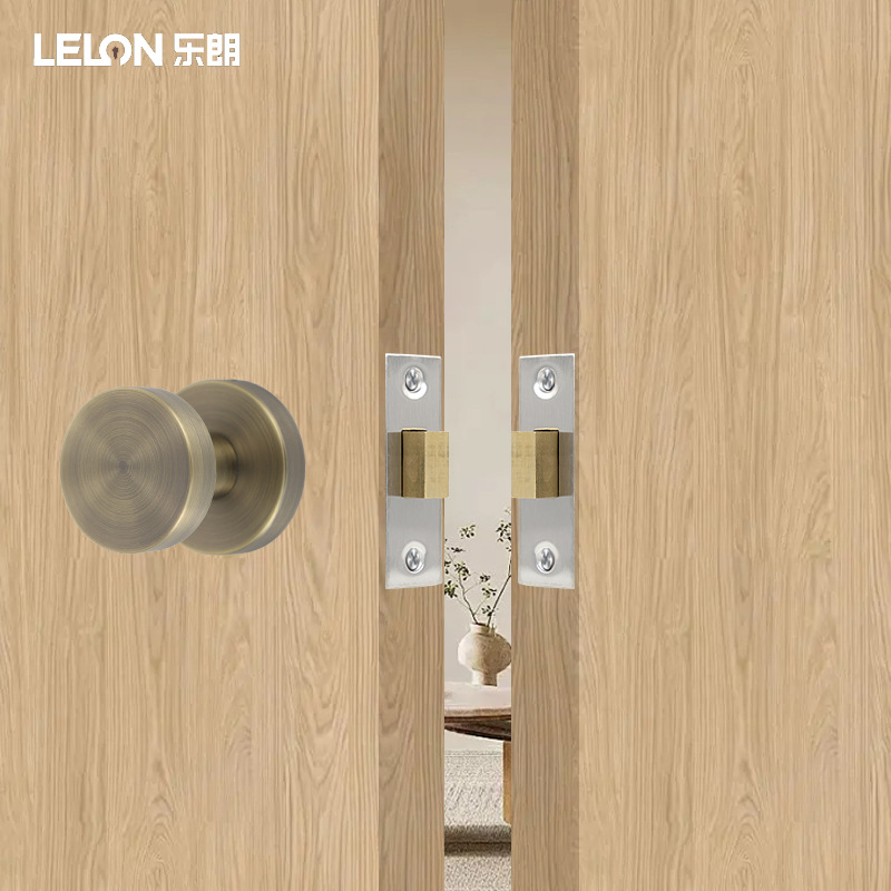 Cerradura invisible interior personalizada puerta del dormitorio cerradura esférica sólida puerta invisible cerradura de puerta unilateral cerradura oculta