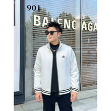 男士绣花立领休闲棉衣立领大牌2025秋冬新款夹棉夹克外套欧洲站潮