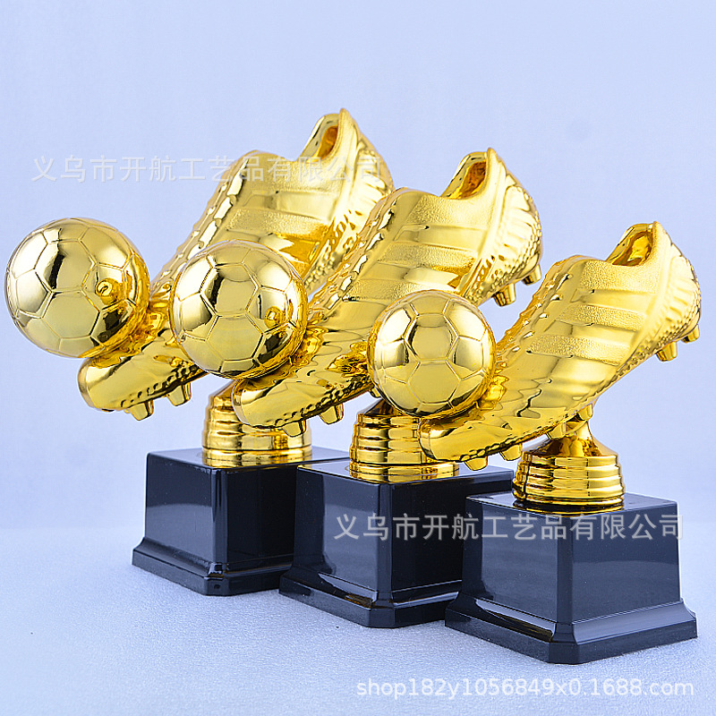 Trofeo de fútbol de vela Copa del mundo Premio Bota de oro Entrenamiento escolar partido de Fútbol trofeo conmemorativo creativo logotipo imprimible
