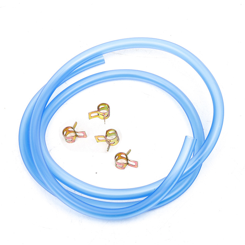 Motorcycle and Dirt Bike Hose Filter Oil Pipe Clamps 2m Oil Pipe with 4 Clamps Universal Set