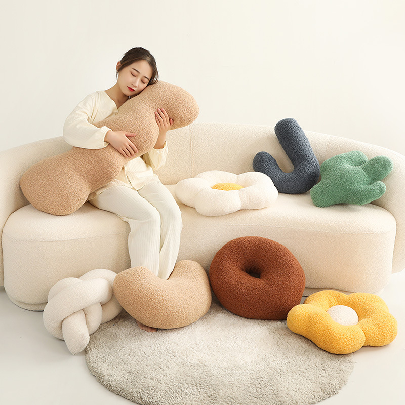 ins wind creative pillow living room sofa pillow girls bed wave pillow a generation of spot wholesale