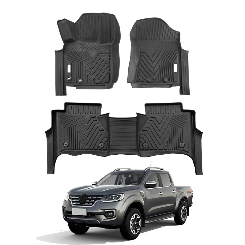 Adecuado para alfombrillas de inyección de camionetas Renault, alfombrillas impermeables Renault Alaskan Floor mat