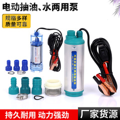 家用抽水泵12V高扬程水泵农用灌溉潜水泵小型电动抽油泵厂家批发