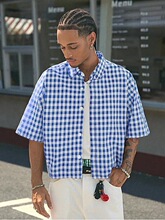 J 74260L Retro Loose Fit Student Shirt ���L�����r��