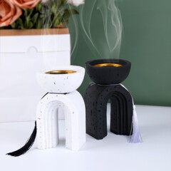 跨境中东简约几何造型香薰炉 欧式餐桌客厅装饰创意工艺品香炉
