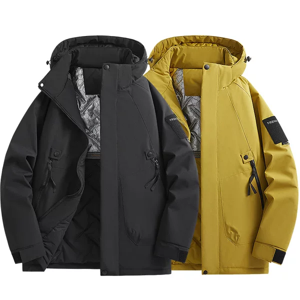 Directly from the Manufacturer: Large Size, Fleece-Lined, Thickened Graphene Functional Cotton Jacket, Warm and Stylish Winter Workwear