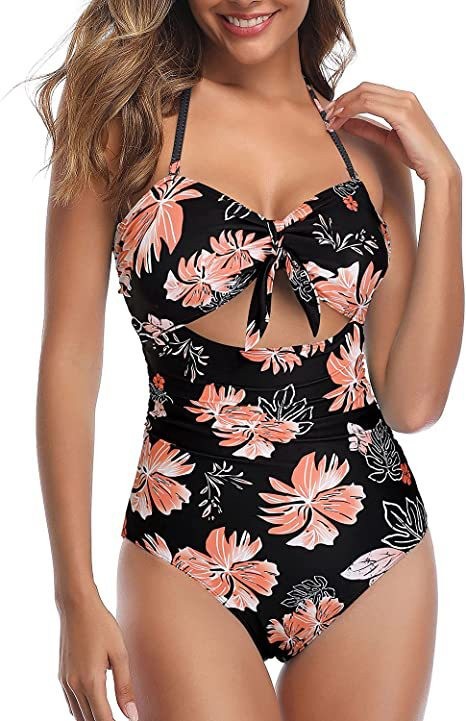 One-piece swimsuit in white