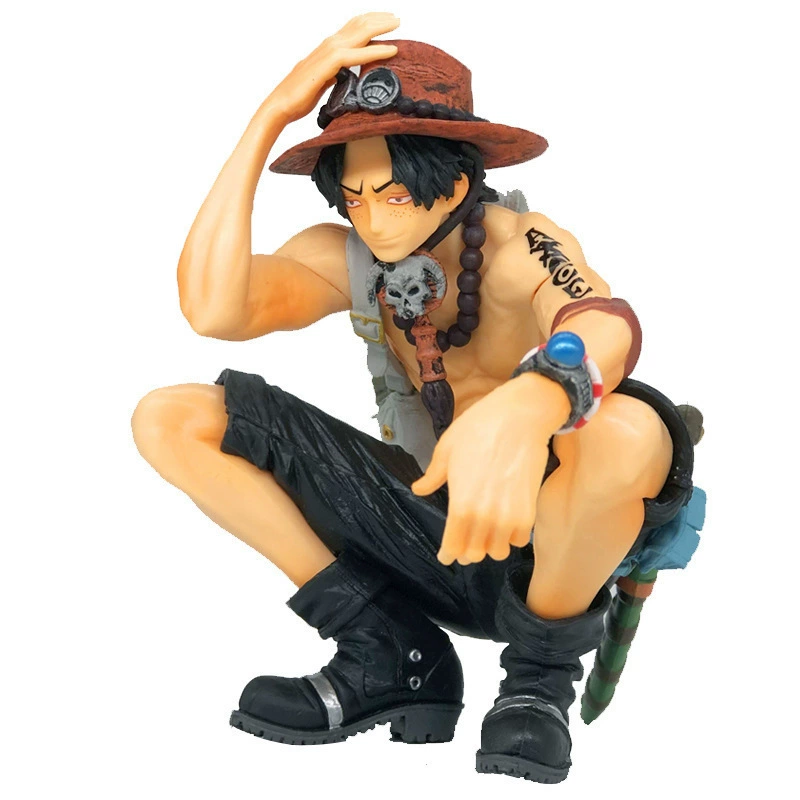 Коллекционная аниме-статуя Один за несколькими персонажами из One Piece, динамичная поза, детальная роспись, класс 9 см