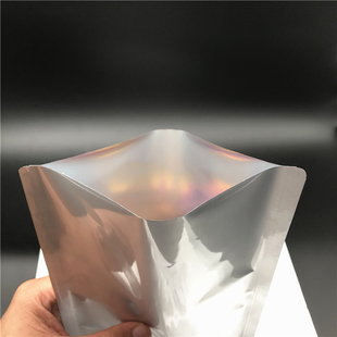 Ll Thickeneded Rounded Corners 24 Silk Pure Aluminum Foil Bag Food Vacuum Bag Powder Light-Proof Mask Specialty Food Packaging Seal