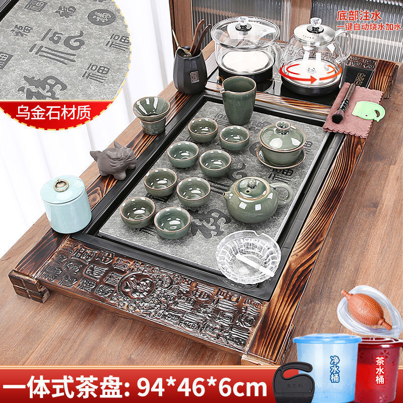 완푸 흑금석 + 공작청자(유리바닥에 물) 신제품 고품질