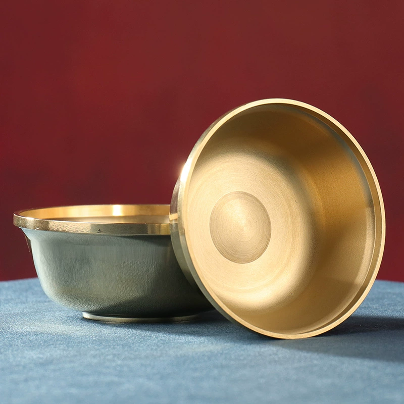 Тибетская медная bowl для подачи воды домовый декоративная медная чаша офисная легкая поверхность для чаши столовая чаша