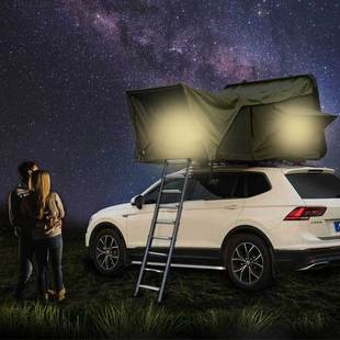 Tent Ladder, Aluminum Alloy Telescopic Ladder, Outdoor Roof Portable Bamboo Ladder, Straight Ladder, Roof Tent Stairs
