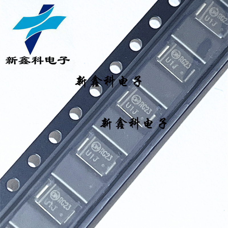 MURS160T3G 丝印:U1J SMB 1A600V DO-214AA 贴片快恢复二极管