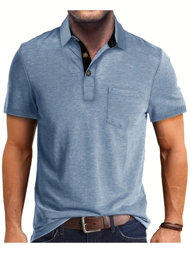 2025 New Summer Casual Men's Polo Shirt Trendy And Men's Polo Shirt