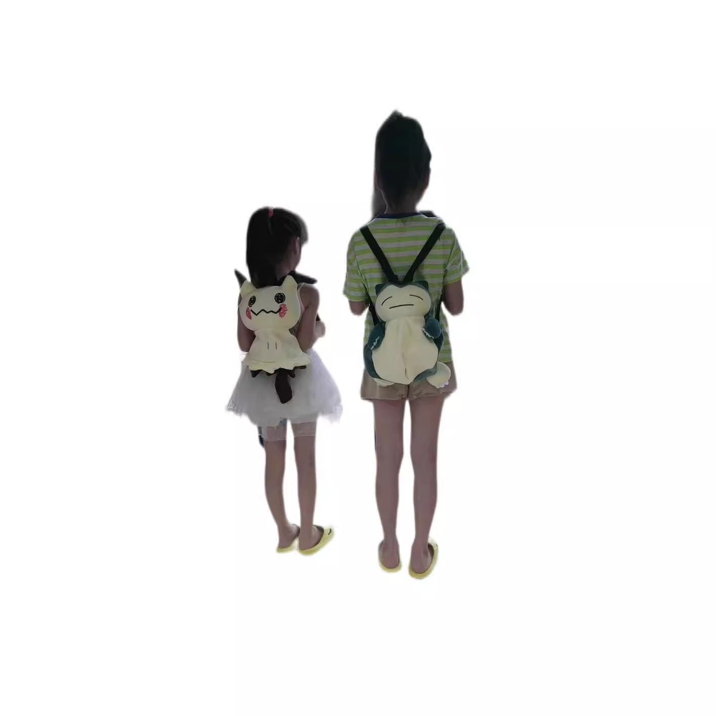 Gran mochila Geng Ghost Fan Q Kabi bestia lindo bolsa de los niños kindergarten peluche juguete