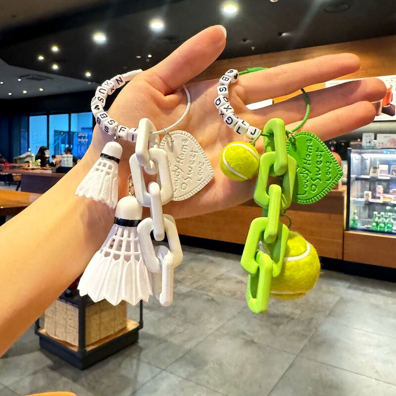 Original Tennis Ball Keychain Pendant, Cute Bag and Car Key Accessory, Competition Merchandise, Souvenir, Small Gift Original Tennis Ball Keychain Pendant, Cute Bag and Car Key Accessory, Competition Merchandise, Souvenir, Small Gift