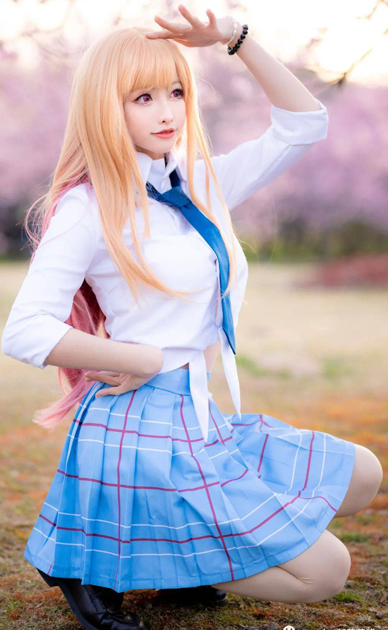 My Dress-Up Darling: Kitagawa Marin | Blue School JK Uniform Cosplay Costume Set