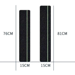 Sheet 4*32inch Sand Adhesive Pvc Anti-Slip Tape Luminous Frosted 80 Mesh Particle Anti-Slip Tape