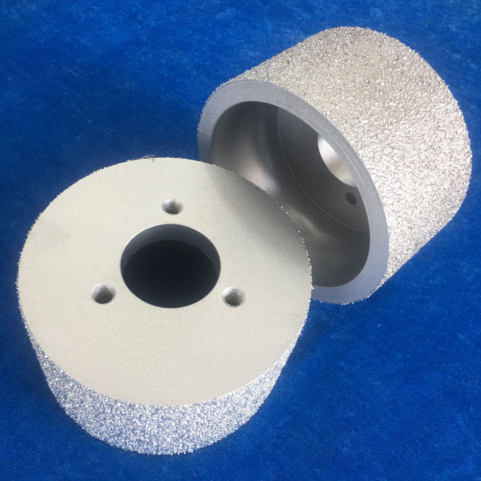 科美钎焊金刚石砂轮 钎焊杯型破碎料沙轮 打磨橡胶 胶辊转用砂轮