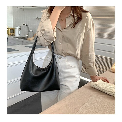 Tote Bag for Women 2025 Retro Minimalist High-End Fashion Single Shoulder Design, Unique Style, Large Capacity Commuter Bag