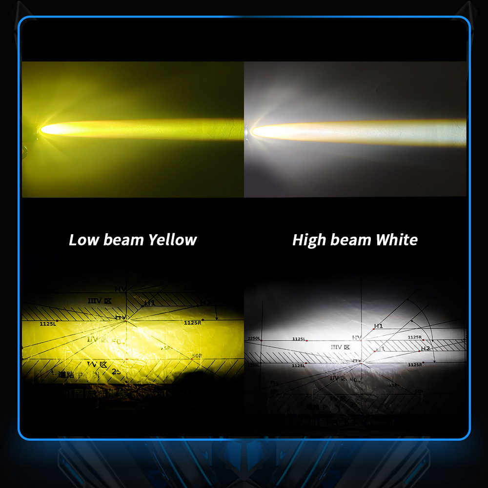 Cross-Border In-Stock Motorcycle Spotlight Led Electric Motorcycle Light Mini Waterbird Flashing High-Brightness External Headlight