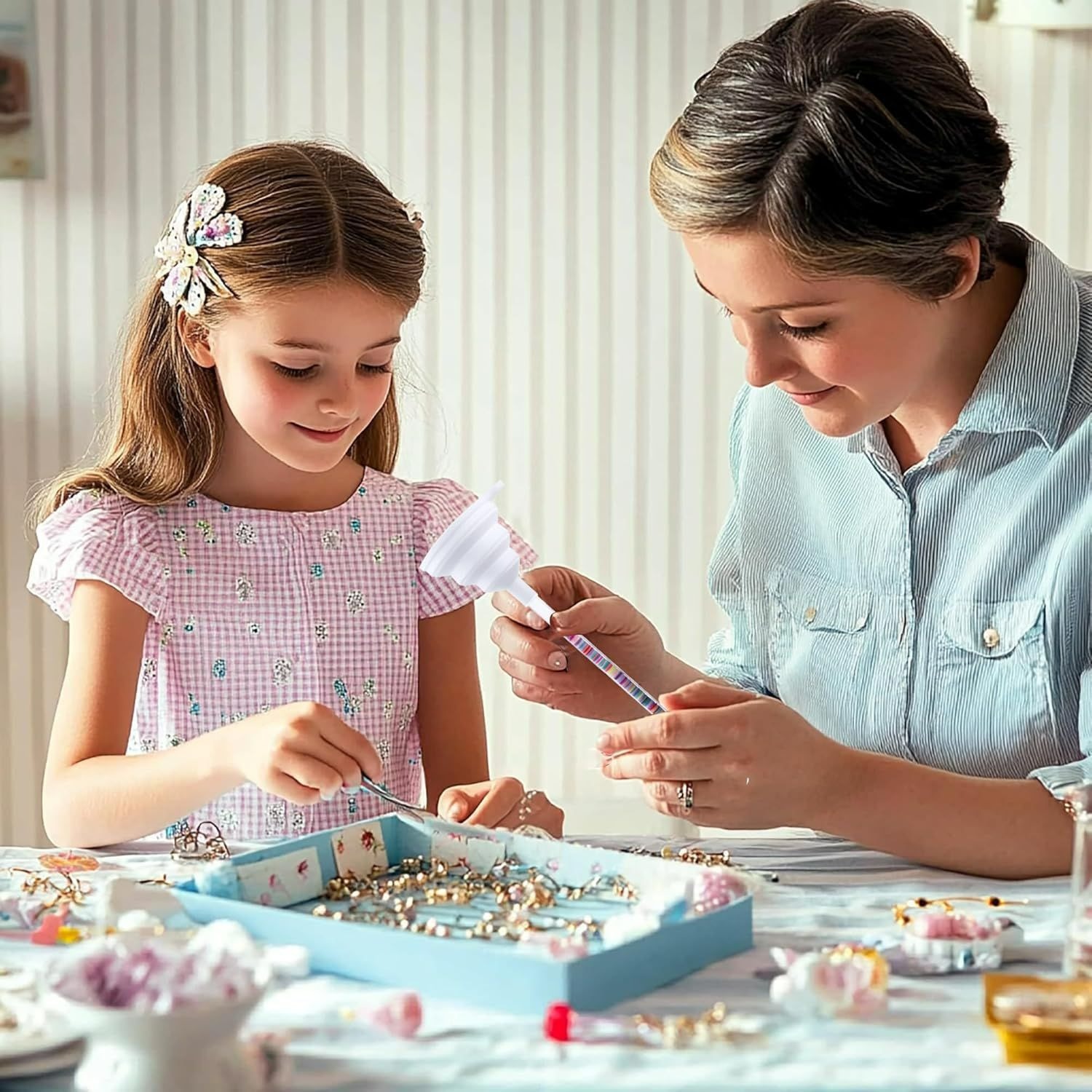 Beading Funnel Beading Tools Kit Embudo de cuentas Pulsera Collar con cuentas Creador