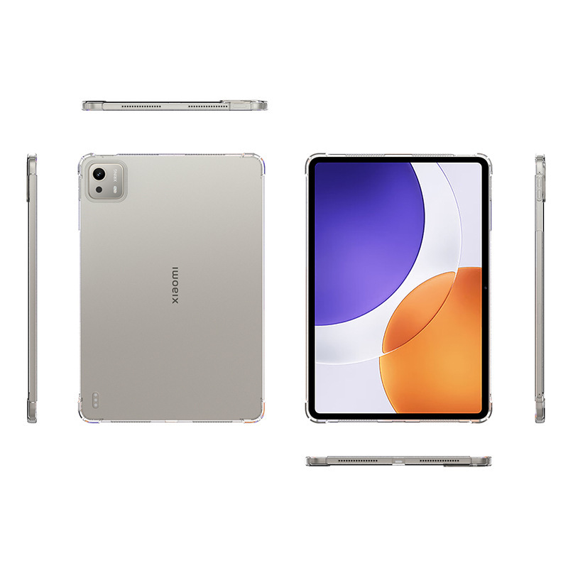 Xiaomi タブレット 7S Pro 12.5 四隅エアバッグ落下防止透明保護カバー 2025 TPU ソフトケースに適しています。|undefined