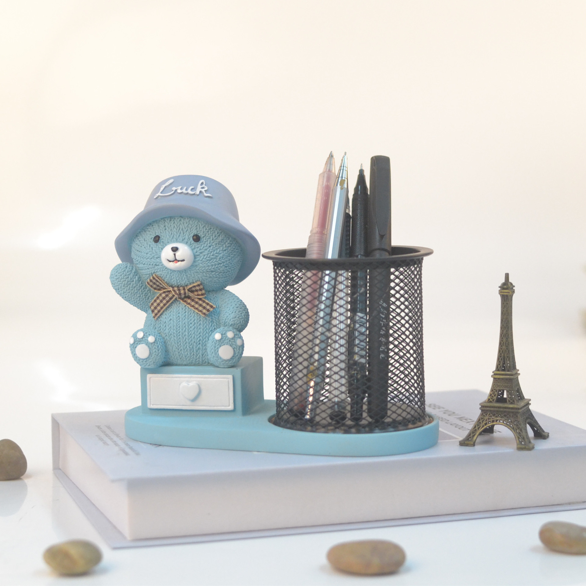 Portalápices de Harry Potter de gran capacidad, multifunción, estilo ins, almacenamiento de escritorio simple, artefacto, papelería para estudiantes, oficina