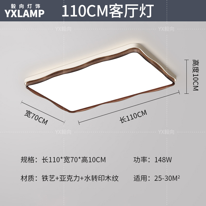 Luz de techo de la sala de estar retro