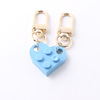 Constructor heart shaped, keychain for beloved, wholesale