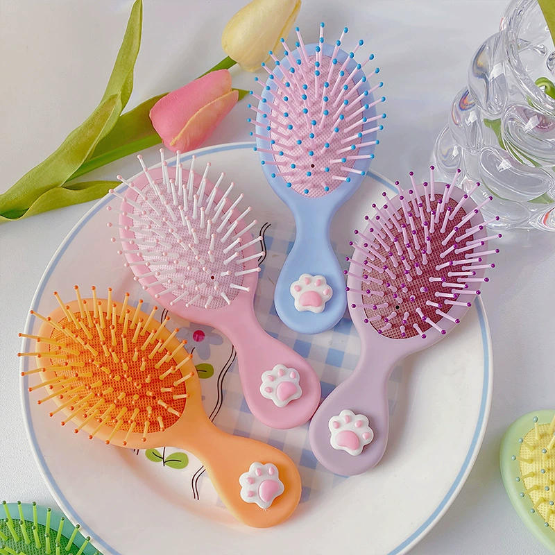 Маленькая милая мягкая каблук, массажер, cartoon курли щетка японский и корейский