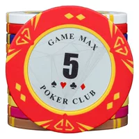 Расширенные фишки для покера Texas 16 лет Diamond New Poker Фишки Из алмазной глины Размер 21 очка