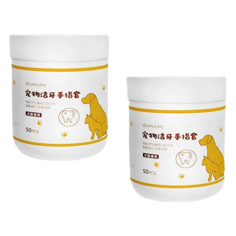 Чистка зубов любимчика палец набор кошка собака дезодорант удаление зубного камня Чистка полости рта одноразовые палец набор