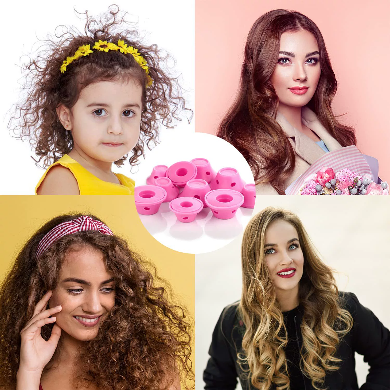 Вьющиеся волосы артефакт ленивый силиконовый бигуди ручной грибной колокольчик рулон потрясающий г-жа Мессель