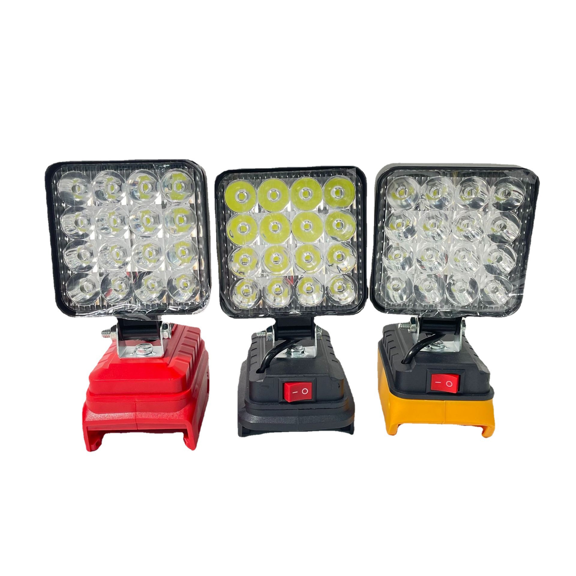 外贸工具配件 特惠3寸LED工作灯应急灯裸机(DW MWQ MT三种插口)