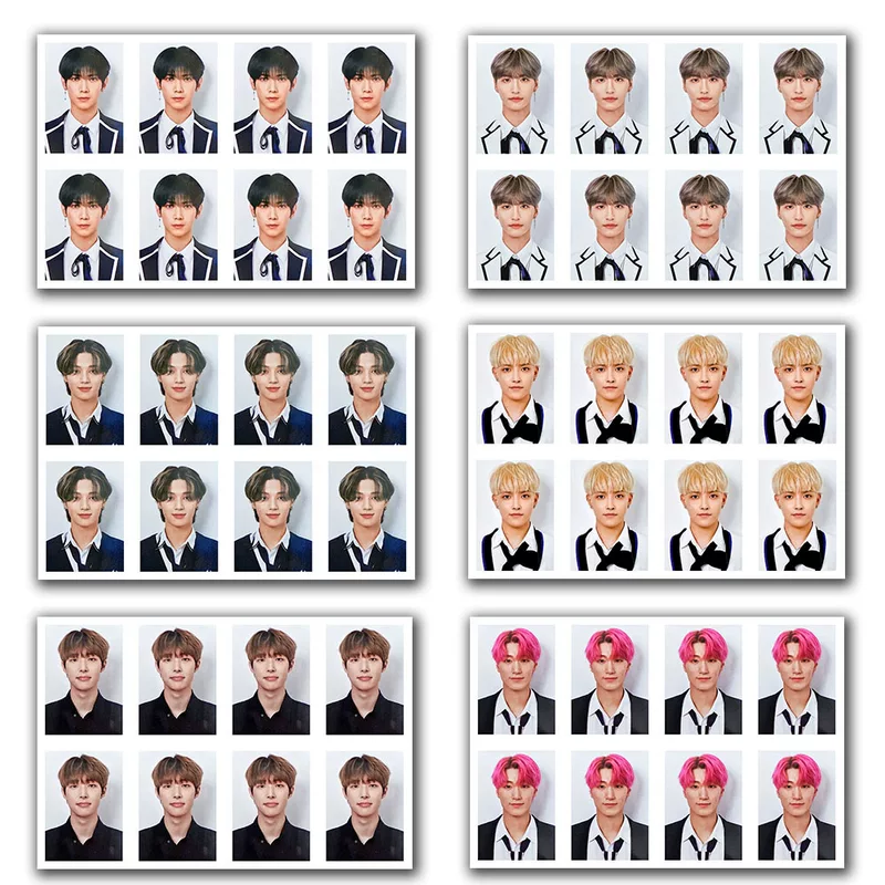 ATeez 2-й Atiny Fankit периферия Сертификат Фото Фото Паспортные фотографии