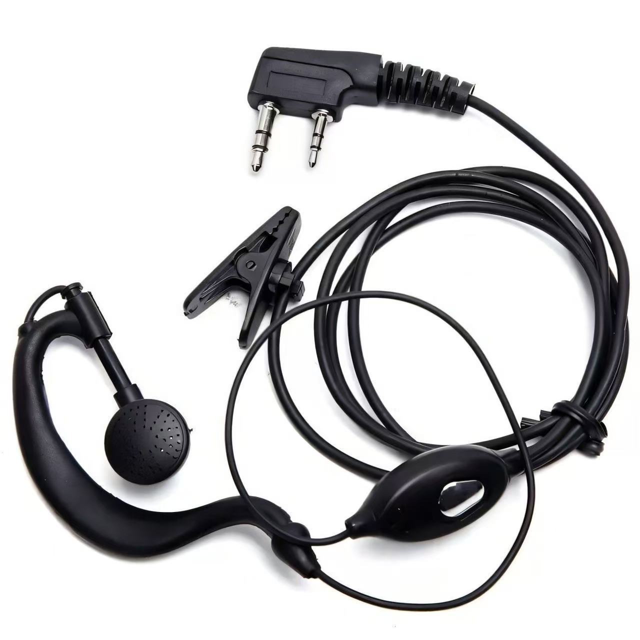 K-head Baofeng 888S auriculares de intercomunicación 992 auriculares de sequilla adecuados para Baofeng 5R 10R y otras líneas de auriculares K-head