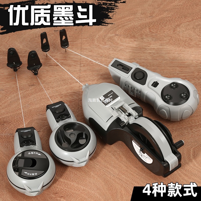 #墨斗工地放线木工不锈钢电动神线棉线器弹线划施工员画自动线