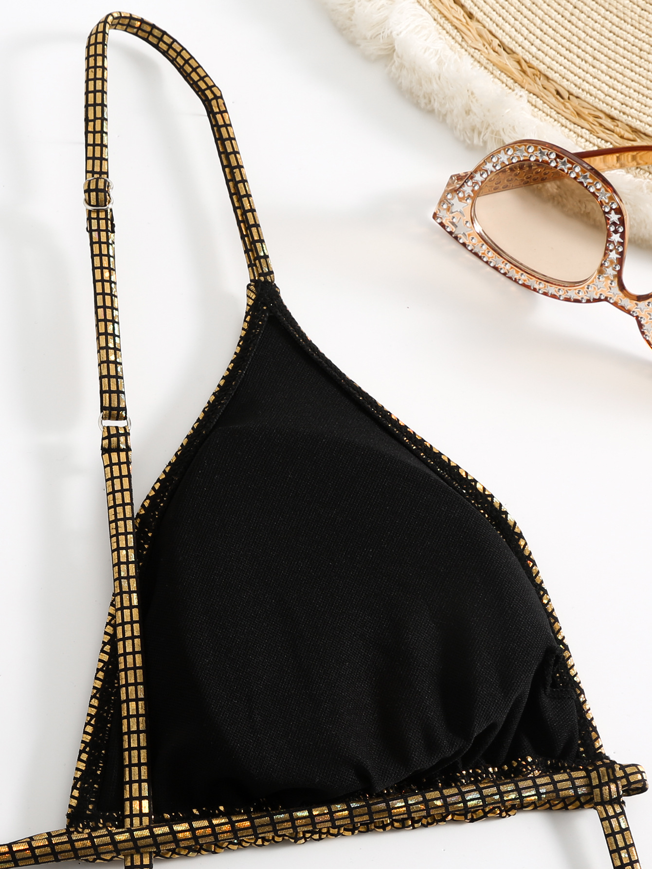 Ensemble bikini sexy pour femme dos nu pour la plage_voghion.com