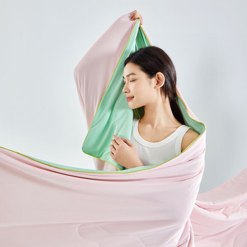 2025 nuevo tipo A Spandex fresco de seda de verano, sandía, aire acondicionado, helado, melón, verano, fresco, al por mayor