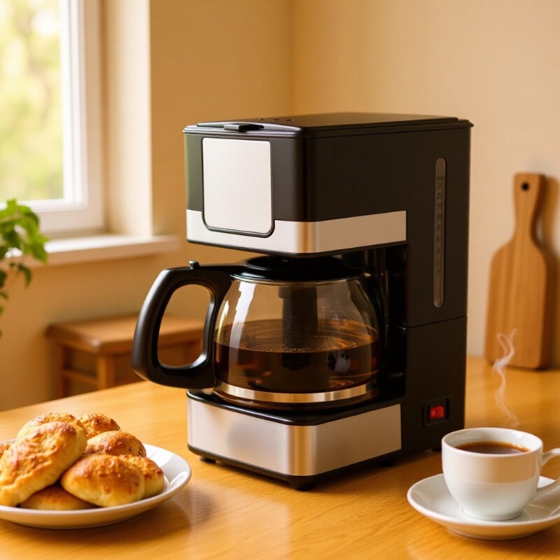 Cross-Border E-Commerce American-Style Coffee Maker, Household Drip Coffee Maker, Electric Coffee Maker, Tea Maker, Manufacturer Wholesale