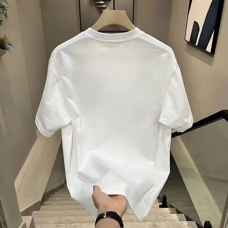 重磅棉男装T恤 短袖夏 美式潮牌夏季网红潮流ins简约百搭上衣t恤|undefined