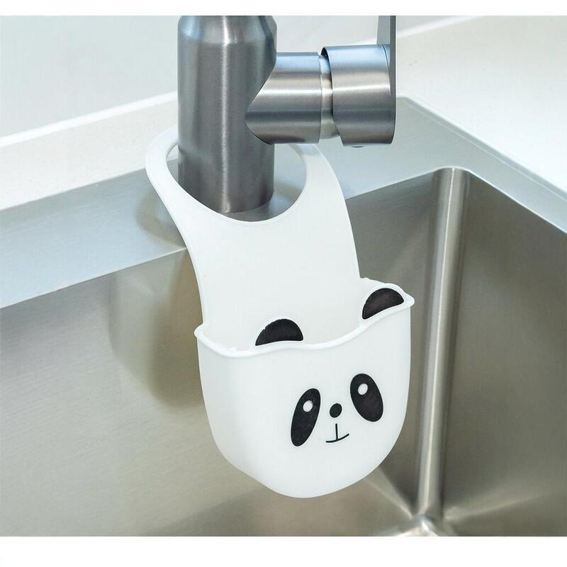 Sink Draining Sponge Basket Hanging Bag Storage Faucet Storage Rack Kitchen Washing Sink Sink Holed Hanging Basket